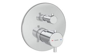 VitrA Origin Integrated Thermostatic Shower Mixer Valve - Chrome
